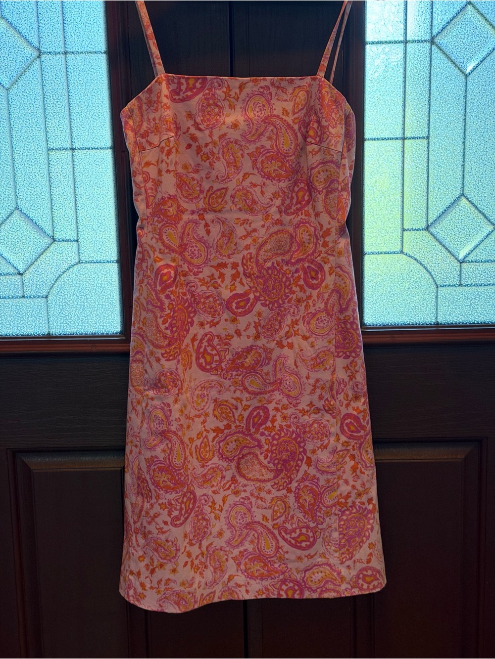 Lauren Ralph Lauren Vintage Pink Paisley Slip Dress